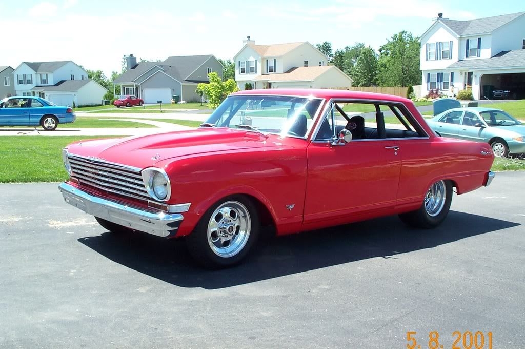 Any pics of 1st generations with fiberglass cowl hoods? Chevy Nova Forum